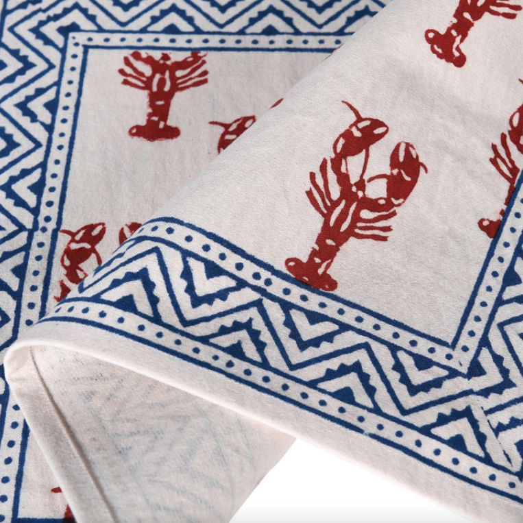 Set of 4 Hand Block Print Placemats