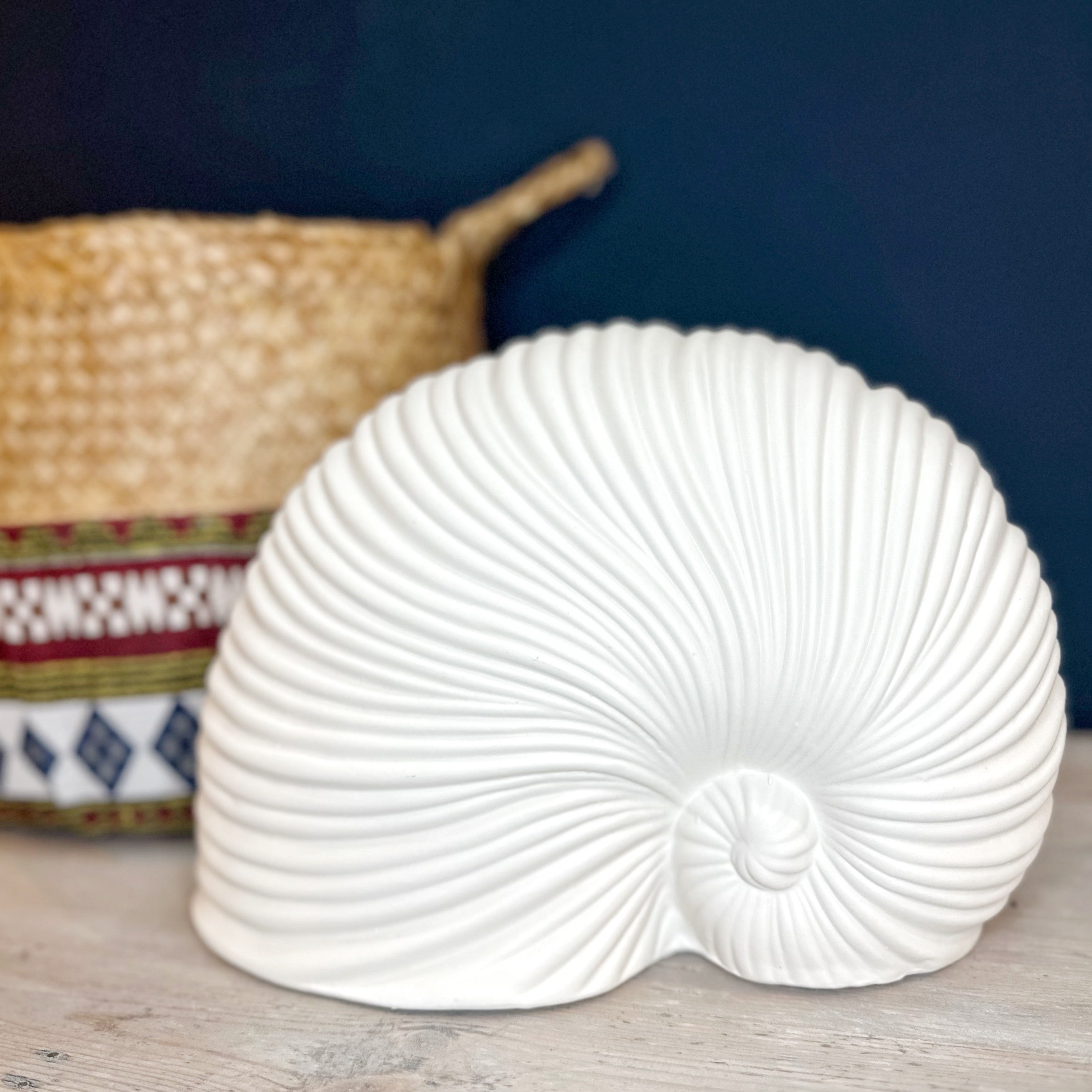 White Sea Snail Ornament