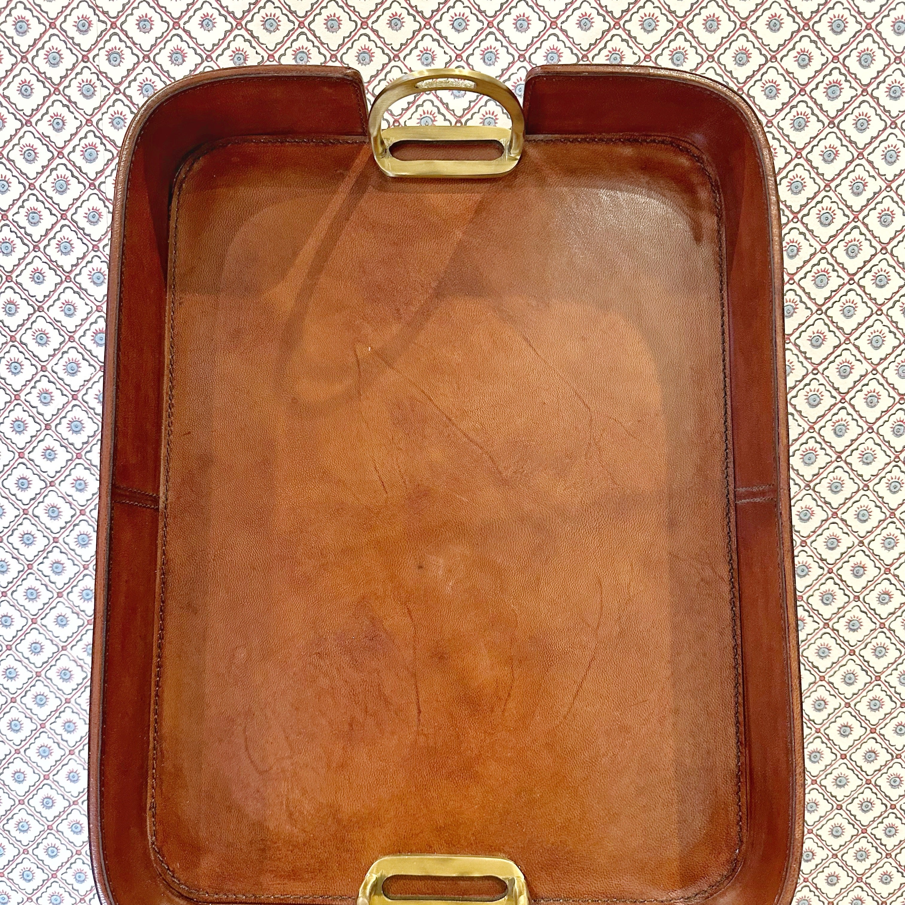 Rectangular Leather Tray