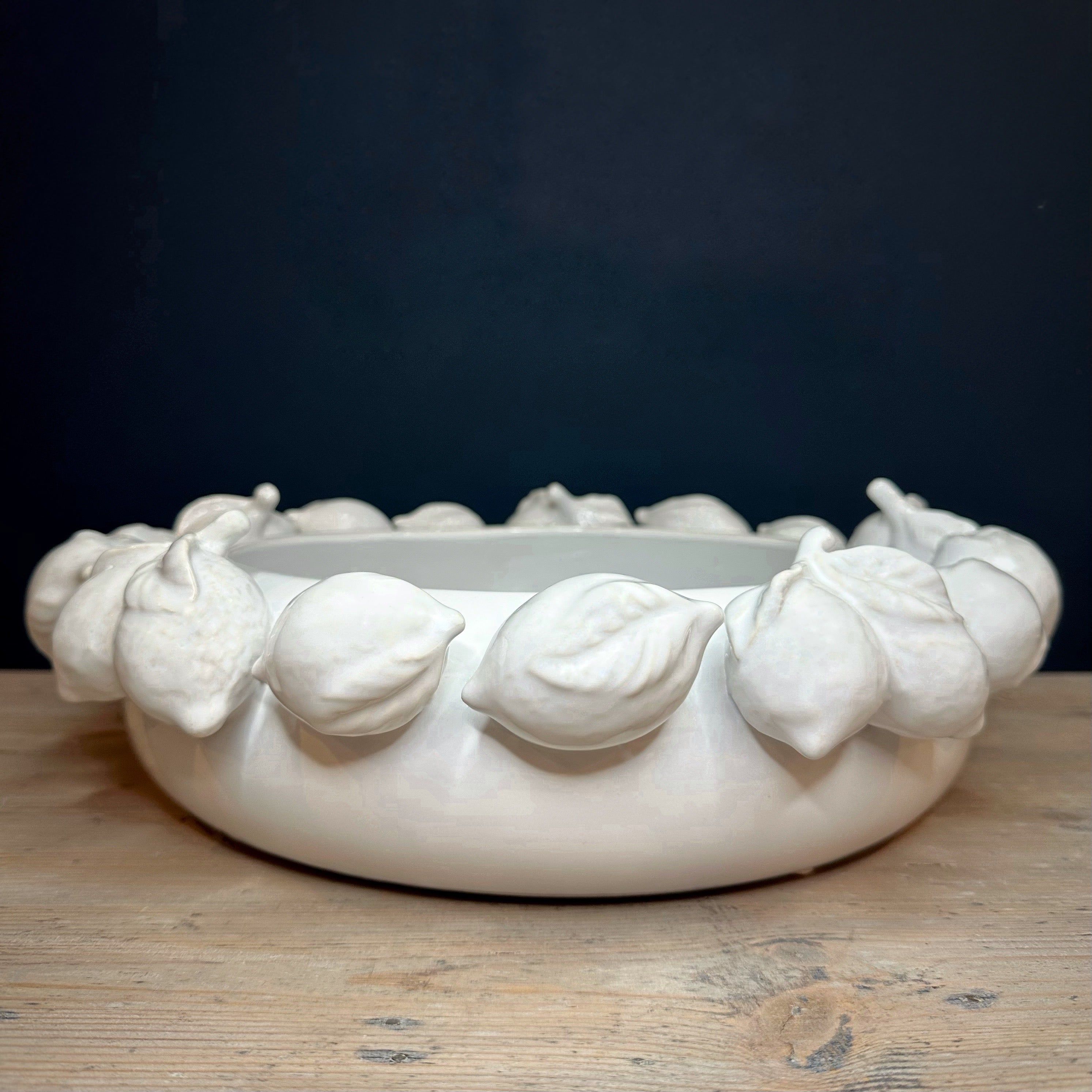 Lemon Edged Ceramic Bowl