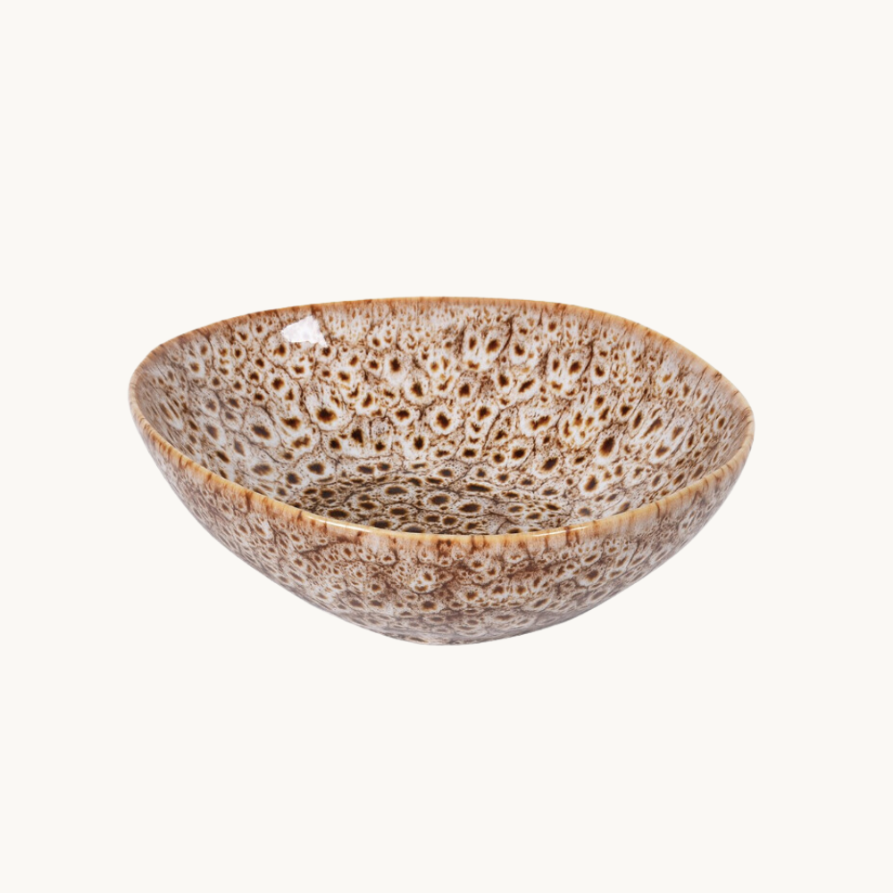 Slip Glaze Speckled Bowl