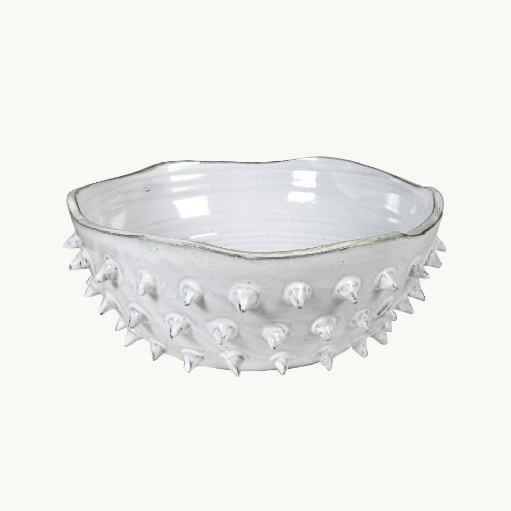 Off White Spiked Bowl