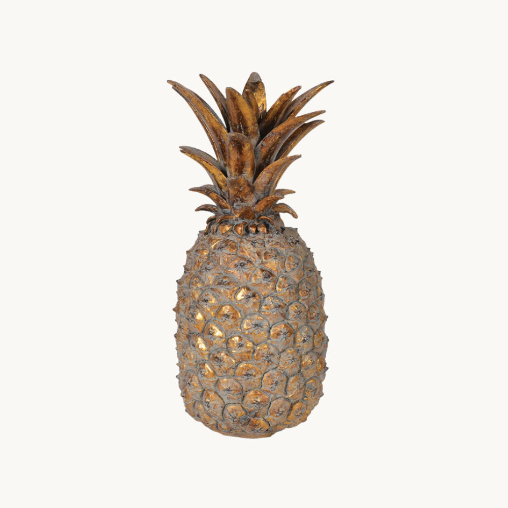 Distressed Golden Pineapple