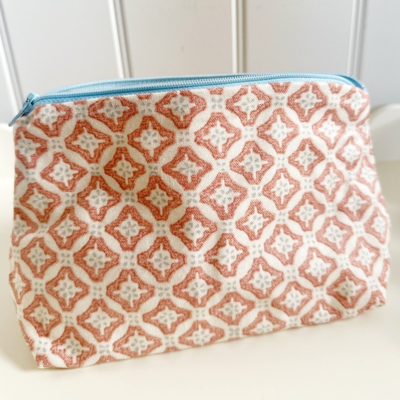 Linwood & Penny Morrison Dash Lined Zip Pouch Make Up Bag