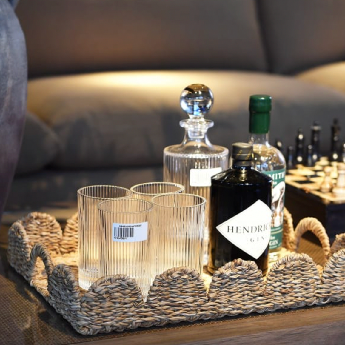 Large Scallop Seagrass Tray